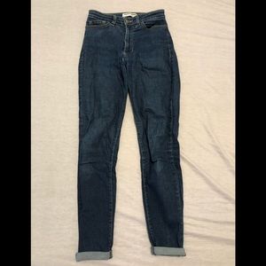 Size 27 American Apparel high waisted jeans